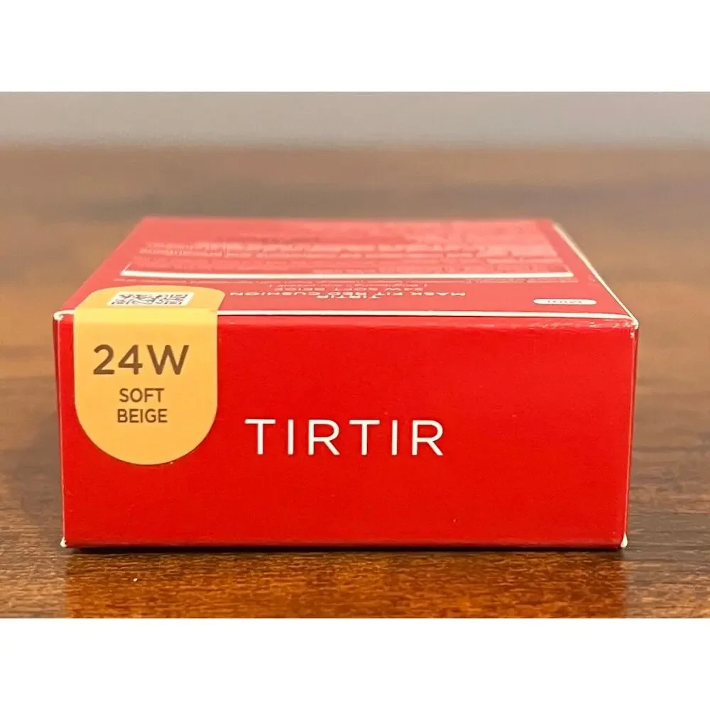 NIB TIRTIR Mask Fit Red Cushion Foundation Mini 24W Soft Beige BRAND NEW SEALED